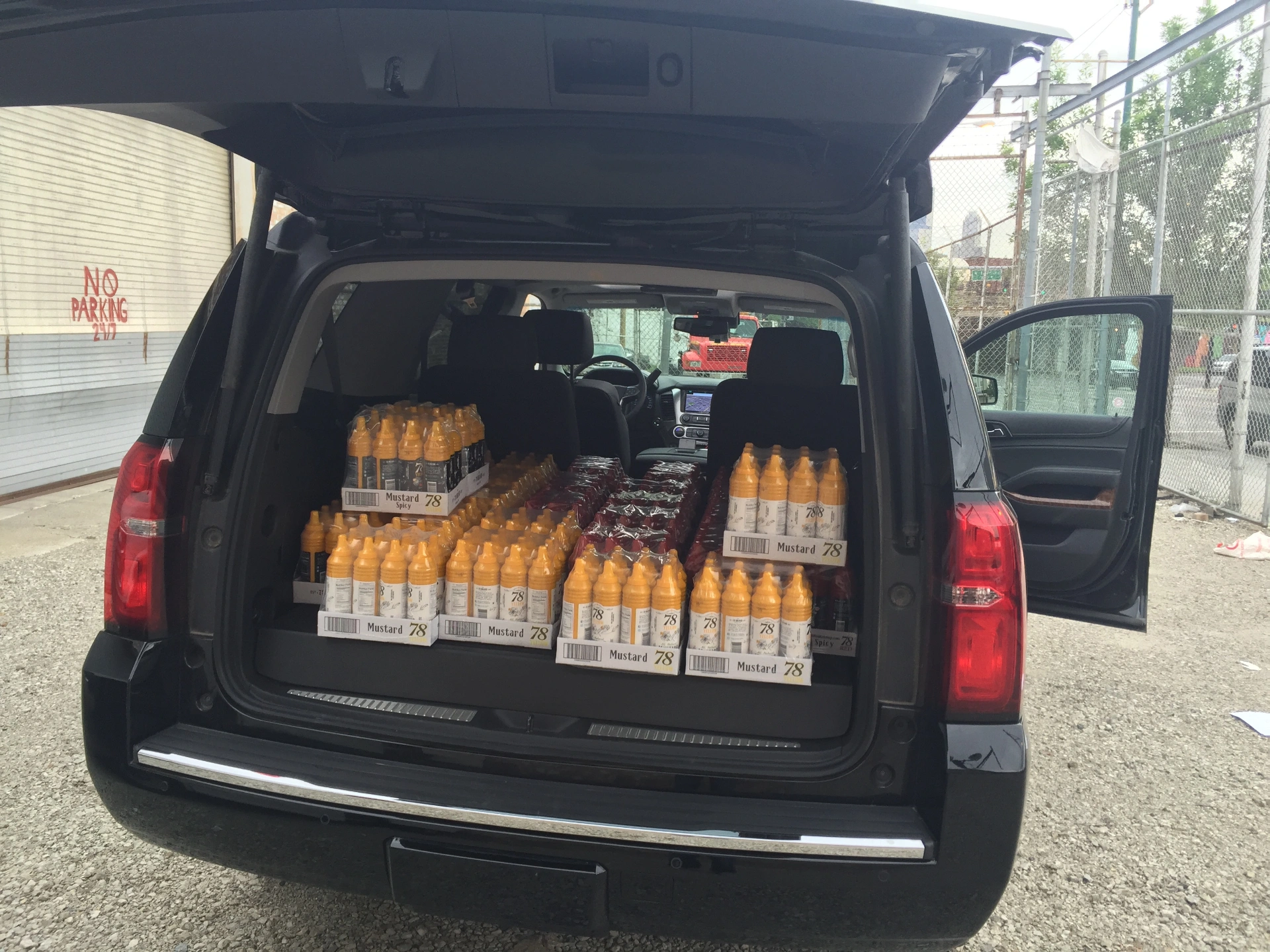 Trunk delivery.