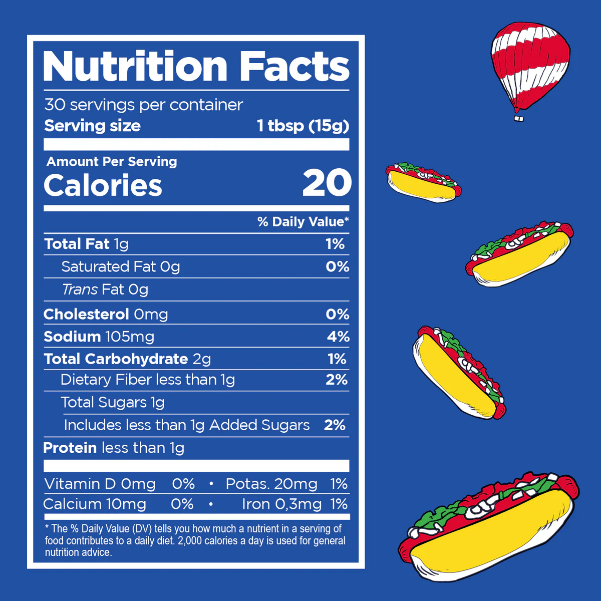78 Spicy Mustard nutrition label