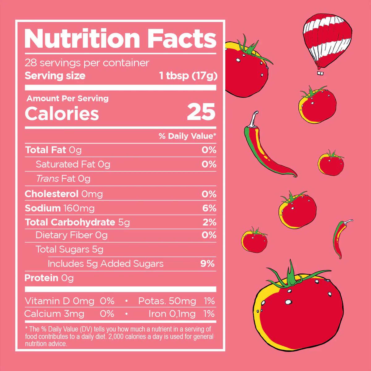 78 Spicy Ketchup nutrition facts