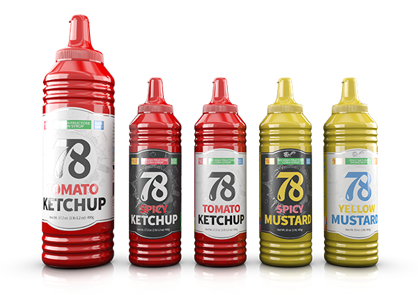 78 KETCHUP Spicy vendido por la marca 78 (paquete de 2)